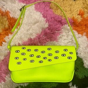 Min & Mon Neon Yellow Shoulder Bag